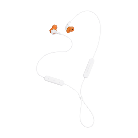JBL Endurance Run 3 Wireless - White - Wireless Sport Headphones - Back