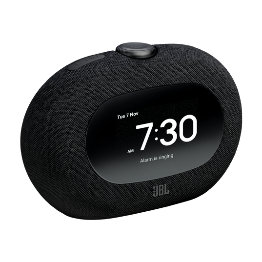 JBL Horizon 3 with FM - Black - Bluetooth&reg; clock radio speaker with FM - Hero
