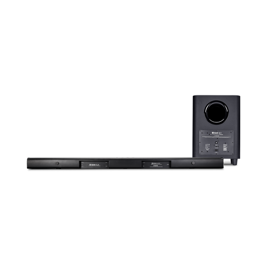 JBL Bar 3.1 - Black - 3.1-Channel 4K Ultra HD Soundbar with Wireless Subwoofer - Back
