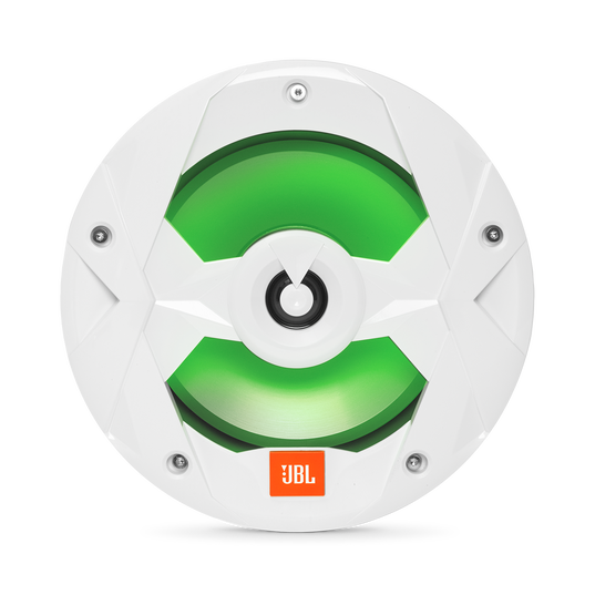 Club Marine MS8LW - White Gloss - 8" (200mm) two-way marine audio speaker with RGB lighting – White - Detailshot 4