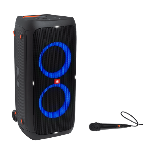 JBL Partybox 310 - Black 3 - Portable party speaker with dazzling lights and powerful JBL Pro Sound - Hero