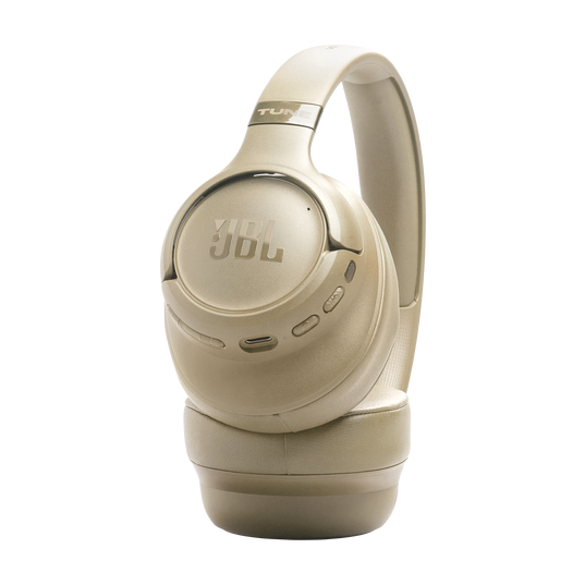 JBL Tune 780NC - Beige - Wireless over-ear Noise Cancelling headphones - Right