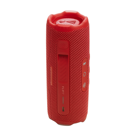 JBL Flip 7 - Red - Portable waterproof and drop-proof  speaker - Back
