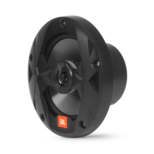 Club Marine MS65LB - Black Matte - Club Marine MS65LB—6-1/2" (160mm) two-way marine audio multi-element speaker with RGB lighting – Black - Left