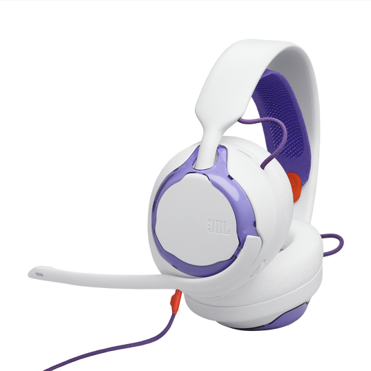 JBL Quantum 250 - White - Wired multiplatform gaming headset - Hero