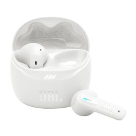 JBL Tune Flex 2 - White - True Wireless Noise Cancelling Earbuds - Hero JBL Tune Flex 2 - White - True Wireless Noise Cancelling Earbuds - Hero