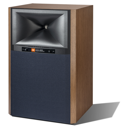 4329P Studio Monitor Powered Loudspeaker System - Natural Walnut - Powered Bookshelf Loudspeaker System - Detailshot 1