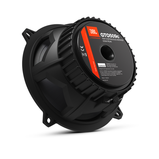 GTO509C - Black - 225-Watt, 5-1/4" Two-Way Component System - Back