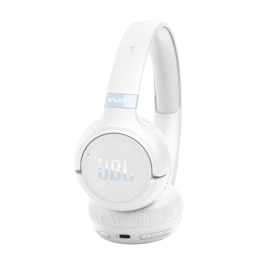 JBL Tune 680NC - White - Wireless on-ear Noise cancelling headphones - Right