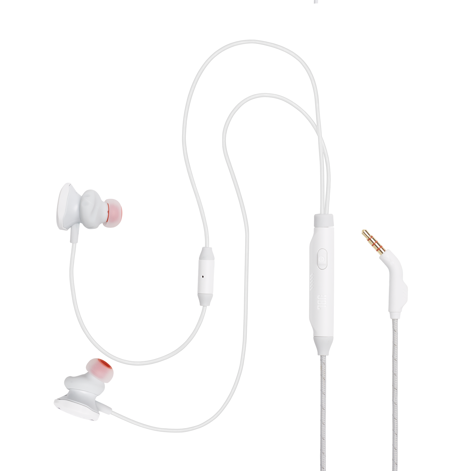 JBL Quantum 50 | Wired in-ear gaming headset with volume slider and mic mute