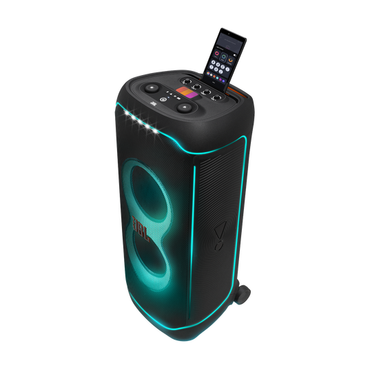 JBL PartyBox Ultimate - Black - Massive party speaker with powerful sound, multi-dimensional lightshow, and splashproof design. - Detailshot 4