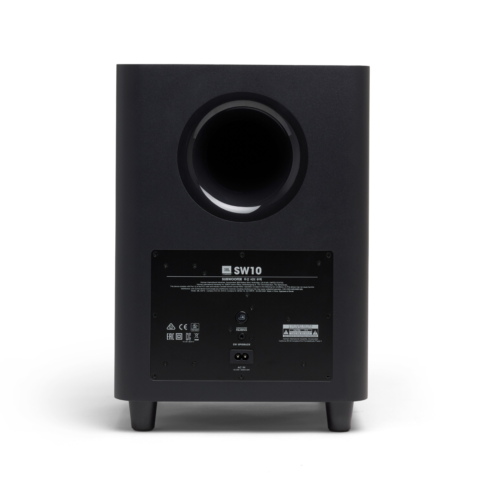 jbl subwoofer orange light