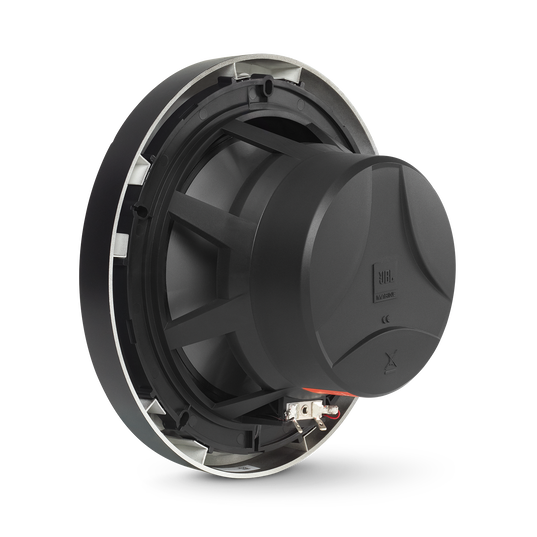 Club Marine MS8LB - Black Matte - Club Marine MS8LB—8" (200mm) two-way marine audio multi-element speaker with RGB lighting – Black - Detailshot 1