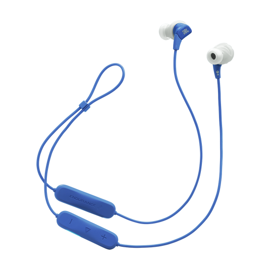 JBL Endurance Run 3 Wireless - Blue - Wireless Sport Headphones - Right