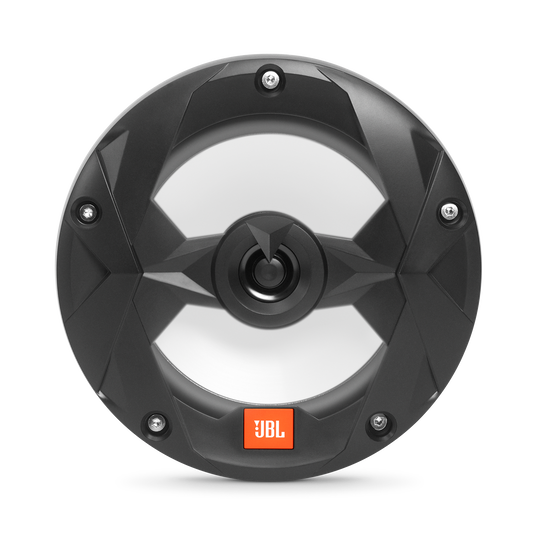 Club Marine MS65LB - Black Matte - Club Marine MS65LB—6-1/2" (160mm) two-way marine audio multi-element speaker with RGB lighting – Black - Front