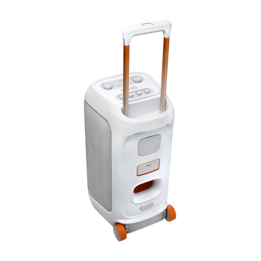 JBL PartyBox Stage 320 - White - Portable party speaker with wheels - Detailshot 4
