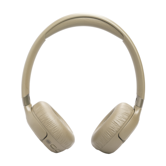 JBL Tune 680NC - Beige - Wireless on-ear Noise cancelling headphones - Front