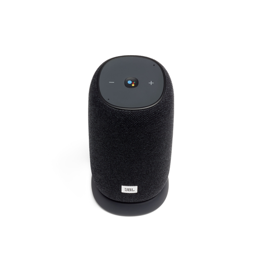 JBL Link Portable - Black - Portable Wi-Fi Speaker - Front