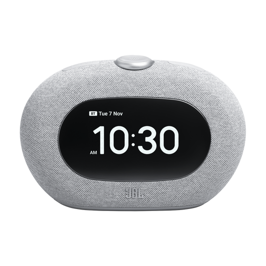 JBL Horizon 3 with FM - Grey - Bluetooth® clock radio speaker with FM - Front