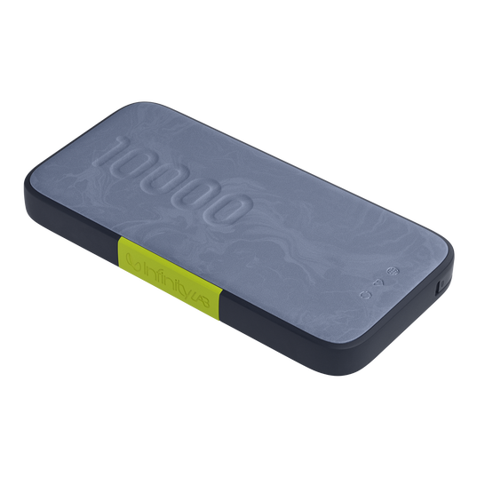 InstantGo 10000 Built-in Lightning Cable - Blue - 30W PD ultra-fast charging power bank - Detailshot 2