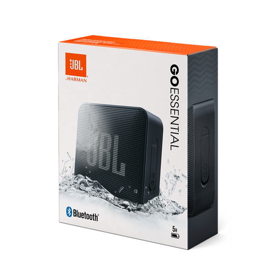 JBL Go Essential - Black - Portable Waterproof Speaker - Detailshot 1