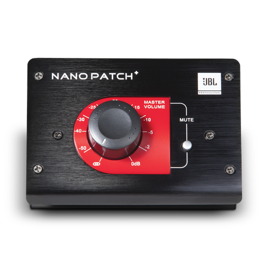 JBL Nano Patch+ - Black - Compact 2 Channel Passive Volume Controller - Hero