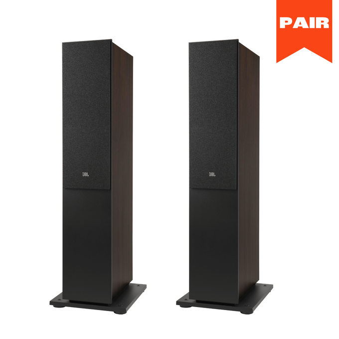JBL STAGE2 TWIN 6" FLOOR SPEAKER - BLACK - SET OF 2