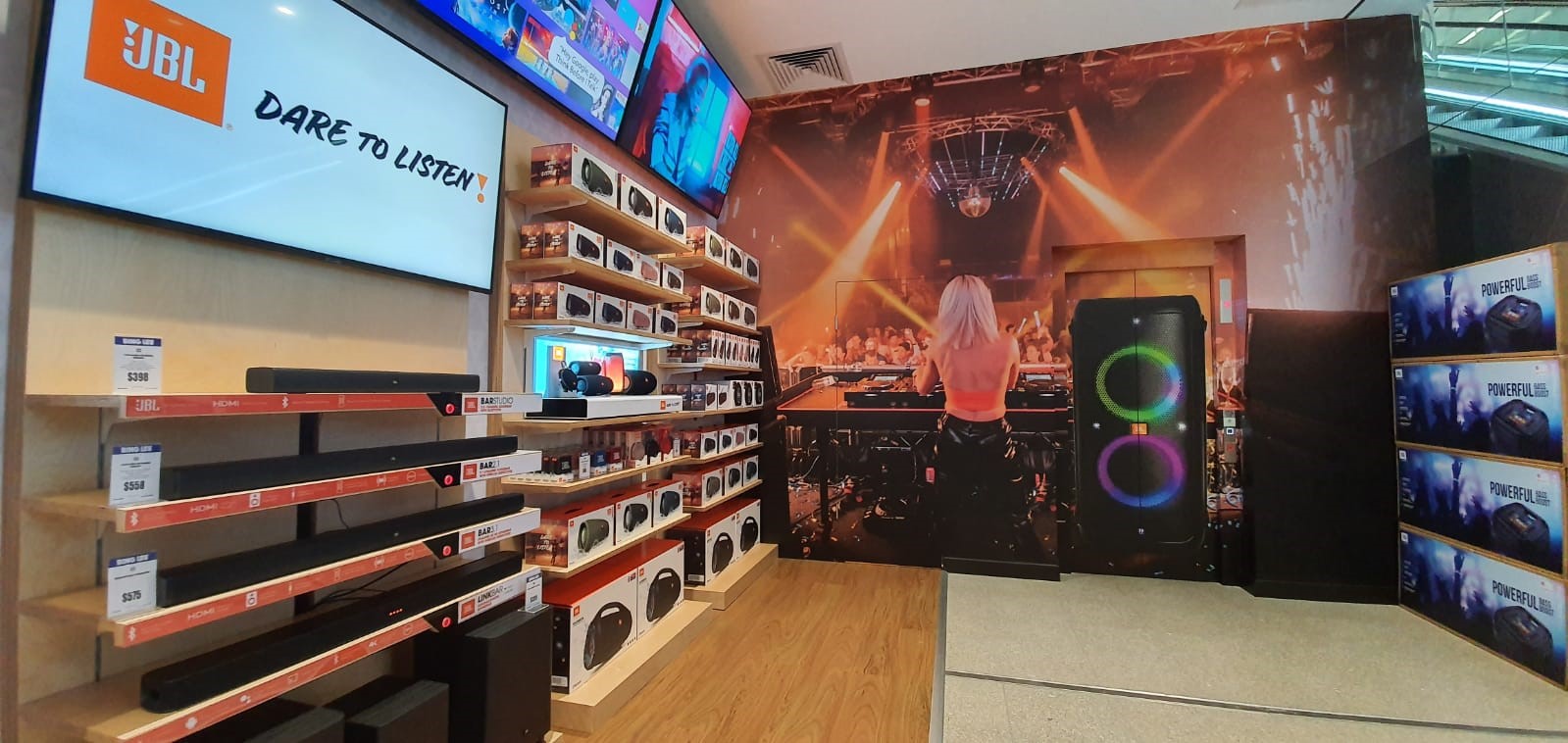 Every JBL product in one space: JBL Live Lounge opens at Bing Lee Rhodes