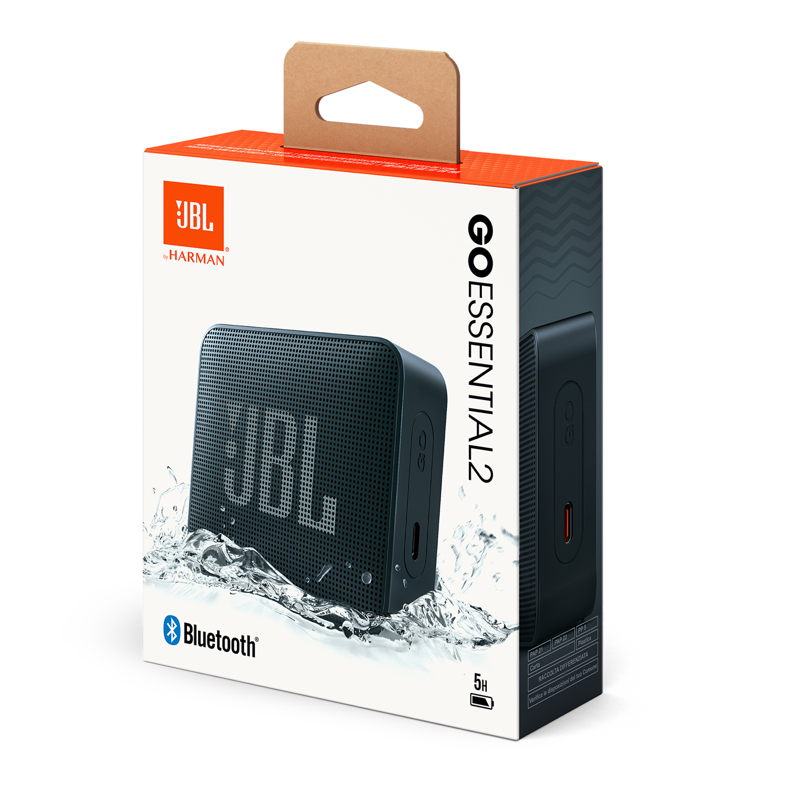 JBL Go Essential 2 Bluetooth Speaker-Black